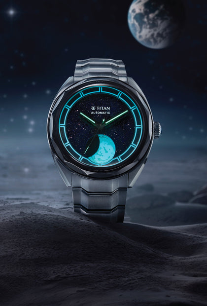Titan Stellar Luna Aventurine Automatic Watch