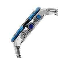 Titan Octane Multicolored Dial Silver Stainless Steel Strap Multifunction Watch for Men