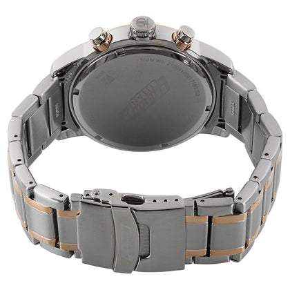 Titan Octane Quartz Chronograph White Dial Stainless Steel Strap Watch for Men