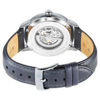 Titan Silver Dial Grey Leather Strap Automatic Watch for Men