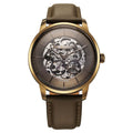 Titan Brown Dial Leather Strap Automatic Watch for Men