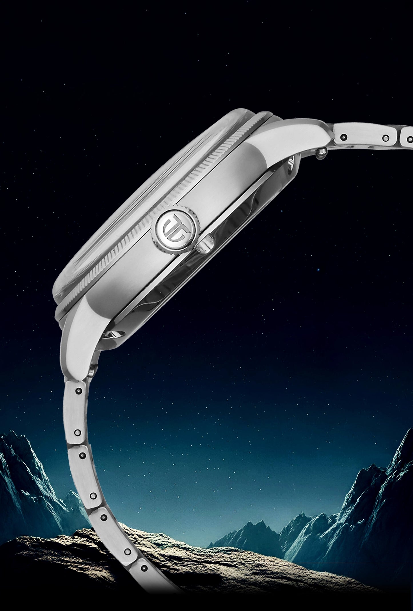 Titan Stellar Meteorite Open-Heart Dial Automatic Watch