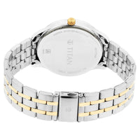 Titan Regalia Opulent White Dial Analog with Day and Date Stainless Steel Strap Watch for Men