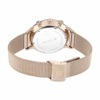 Titan Light Leathers Silver Dial Multi Stainless Steel Strap Watch for Men