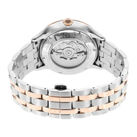 Titan Silver Dial Two Toned Stainless Steel Strap Automatic Watch for Men