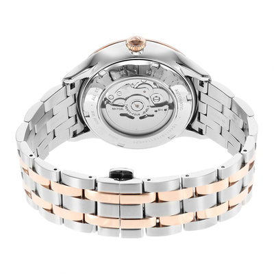 Titan Silver Dial Two Toned Stainless Steel Strap Automatic Watch for Men