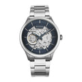 Titan Blue Dial Silver Stainless Steel Strap Automatic Watch for Men