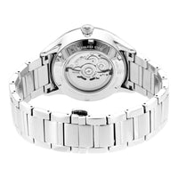 Titan Blue Dial Silver Stainless Steel Strap Automatic Watch for Men