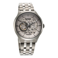 Titan Metal Mechanicals Anthracite Dial Analog Titanium Strap watch for Men