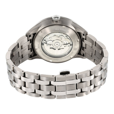 Titan Metal Mechanicals Anthracite Dial Analog Titanium Strap watch for Men