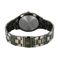 Titan Clasique Slim Quartz Analog with Date Brown Dial With Two Toned Color Stainless Steel Strap Watch For Men