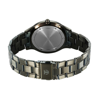 Titan Clasique Slim Quartz Analog with Date Brown Dial With Two Toned Color Stainless Steel Strap Watch For Men