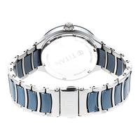 Titan Ceramic Fusion Blue Dial Multi Stainless Steel Strap watch for Men