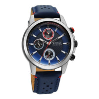 Titan Men Stainless Steel Round Shape Watches(90152KL01)