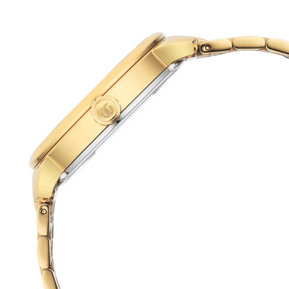 Titan Mechanical Slimline Golden Dial Mechanical Stainless Steel Strap watch for Men