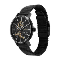 Titan Black Dial Stainless Steel Strap Mechanical Watch for Men