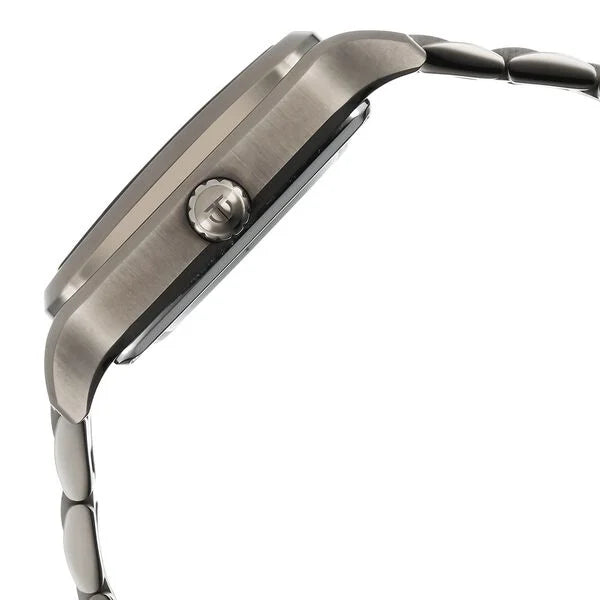 Titan Shaped Automatics Anthracite Dial Grey Stainless Steel Strap watch for Men