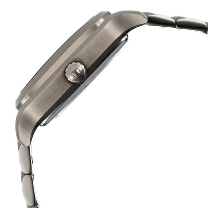 Titan Shaped Automatics Anthracite Dial Grey Stainless Steel Strap watch for Men