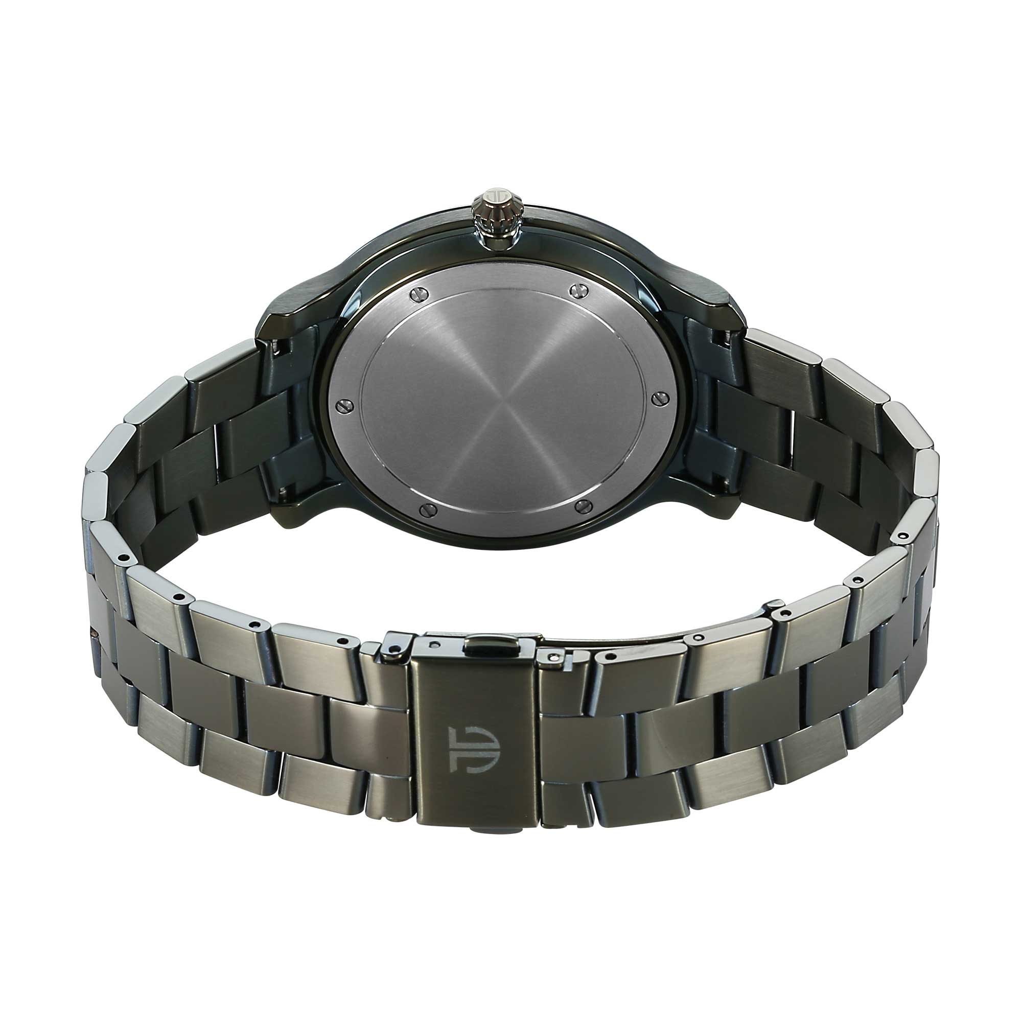 Titan Clasique Slim Quartz Analog with Date Green Dial Stainless Steel Strap Watch For Men