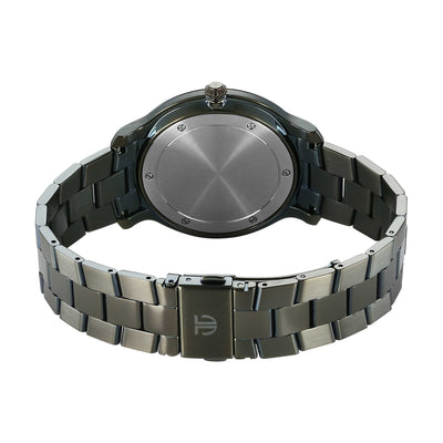 Titan Clasique Slim Quartz Analog with Date Green Dial Stainless Steel Strap Watch For Men