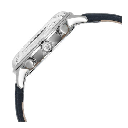 Titan Light Leathers Quartz Multifunction Black Dial Stainless Steel Strap Watch for Men