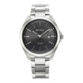 Titan Black Dial Silver Titanium Strap Analog Watch for Men