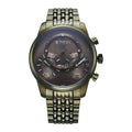 Titan Olive Dial Stainless Steel Strap Analog with Hour and Minute Quartz Watch for Men