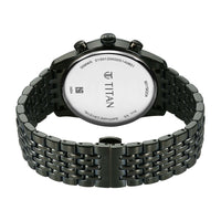 Titan Green Dial Stainless Steel Strap Analog Quartz Watch for Men