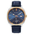 Titan Blue Dial Leather Strap Analog with Date Watch for Men