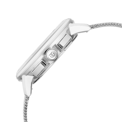 Titan Light leathers Multifunction Anthracite Dial Stainless Steel Strap Watch For Men