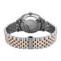 Titan Silver Dial Dual Color Stainless Steel Automatic with Date Watch for Men