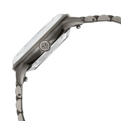 Titan Grey Dial Stainless Steel Strap Automatic with Date Watch for Men