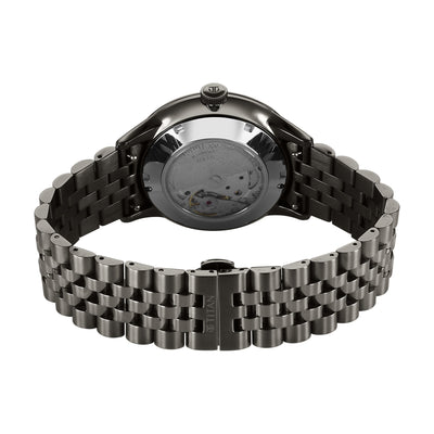 Titan Grey Dial Stainless Steel Strap Automatic with Date Watch for Men