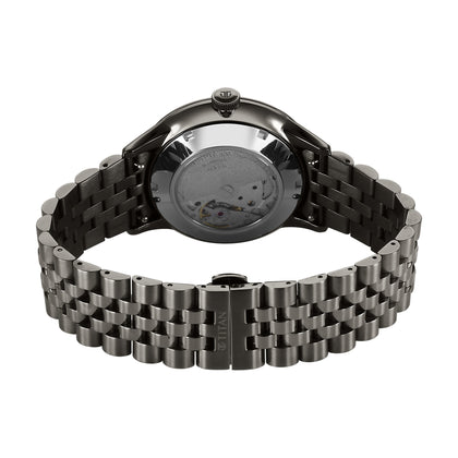 Titan Grey Dial Stainless Steel Strap Automatic with Date Watch for Men
