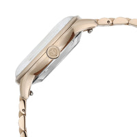 Titan Silver Dial Rose Gold Stainless Steel Automatic with Date Watch for Men