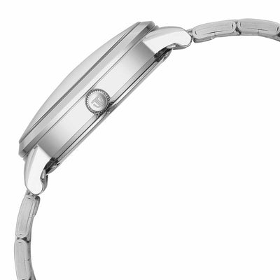 Titan Elegance Analog with Date by Hand and Dark Grey Dial Stainless Steel Strap Watch for Men