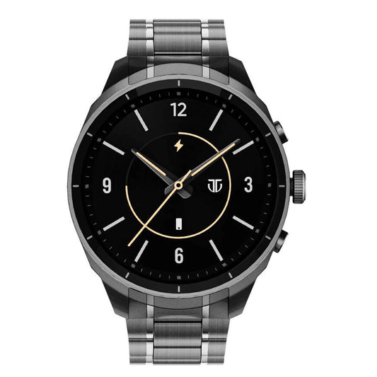 Titan Heritage Premium Smartwatch with All SS Design, 3.6 CM AMOLED Display, BT Calling, Advanced Chipset, Titan Health (90207NM01)