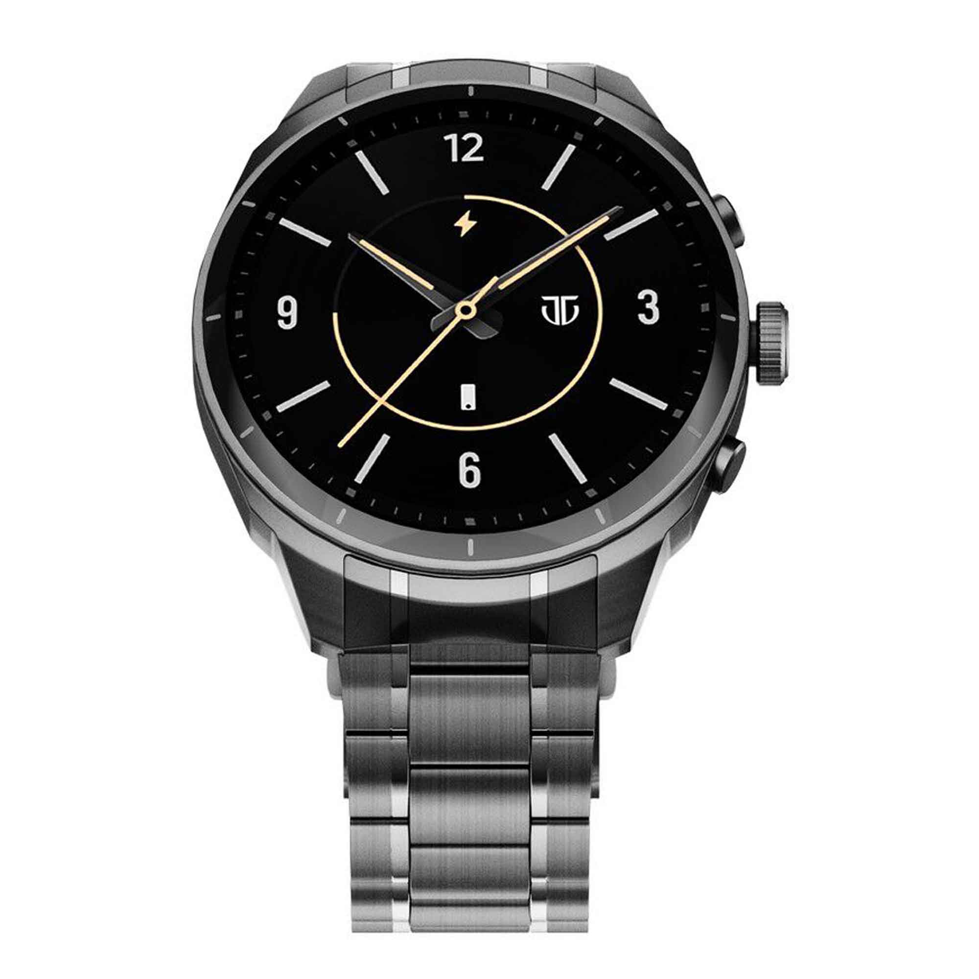 Titan Heritage Premium Smartwatch with All SS Design, 3.6 CM AMOLED Display, BT Calling, Advanced Chipset, Titan Health (90207NM01)