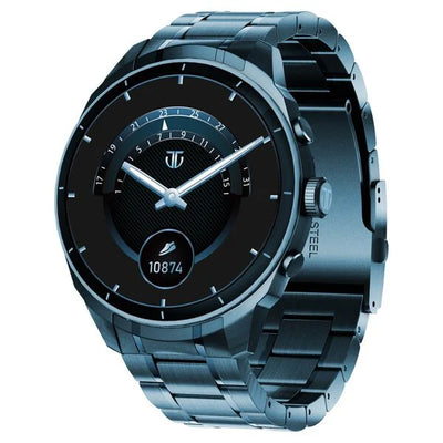 Titan Heritage Premium Smartwatch with All SS Design, 3.6 CM AMOLED Display, BT Calling, Advanced Chipset, Titan Health