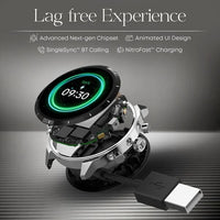Titan Heritage Premium Smartwatch with All SS Design, 3.6 CM AMOLED Display, BT Calling, Advanced Chipset, Titan Health