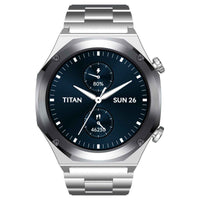 Titan Maestro Premium Metal Smartwatch with All SS construction, SingleSync BT Calling, Functional Crown