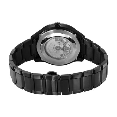 Titan Astral Concealed Automatic Analog with Black Dial Black Stainless Steel Strap Watch for Men