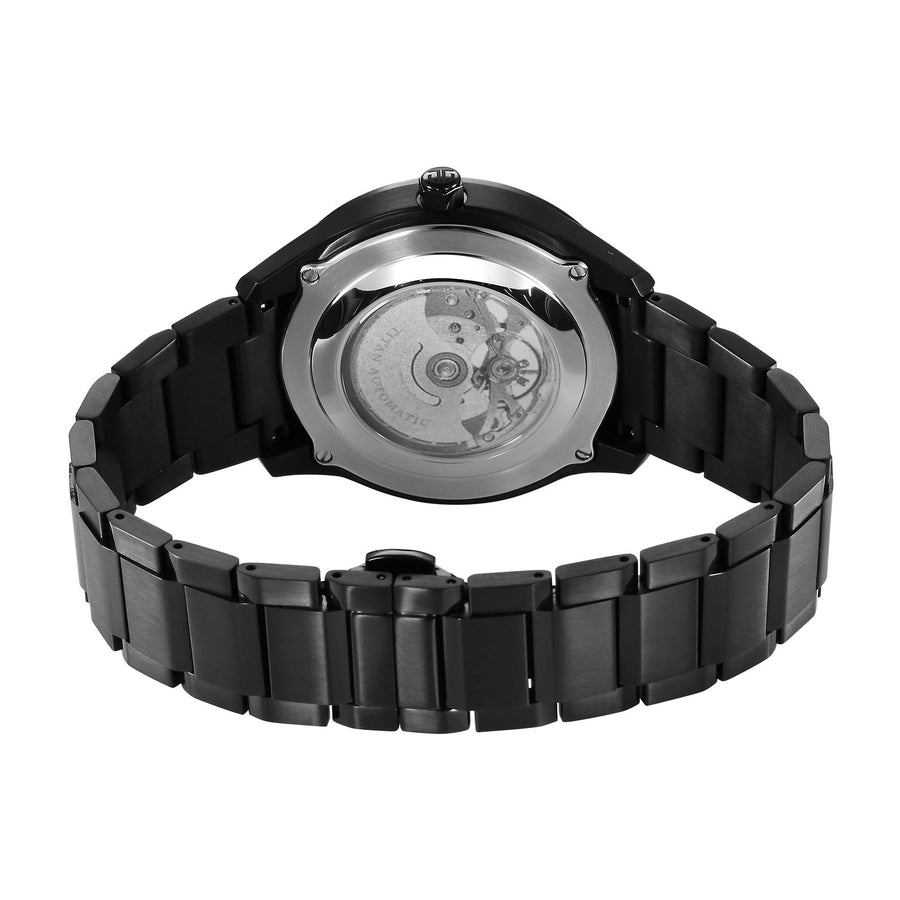 Titan Astral Concealed Automatic Analog with Black Dial Black Stainless Steel Strap Watch for Men