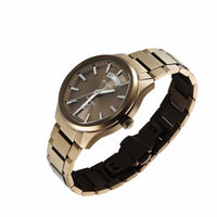 Titan Astral Concealed Automatic Analog with Khaki Dial Khaki Stainless Steel Strap Watch for Men