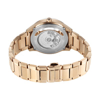 Titan Astral Concealed Automatic Analog with Silver White Dial Carnation Gold Stainless Steel Strap Watch for Men