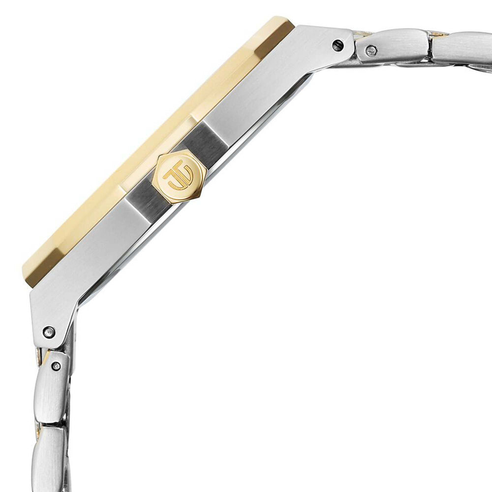 Titan Regalia Dodecagon Quartz Analog with Date Silver Dial Two Toned Stainless Steel Strap Watch For Men