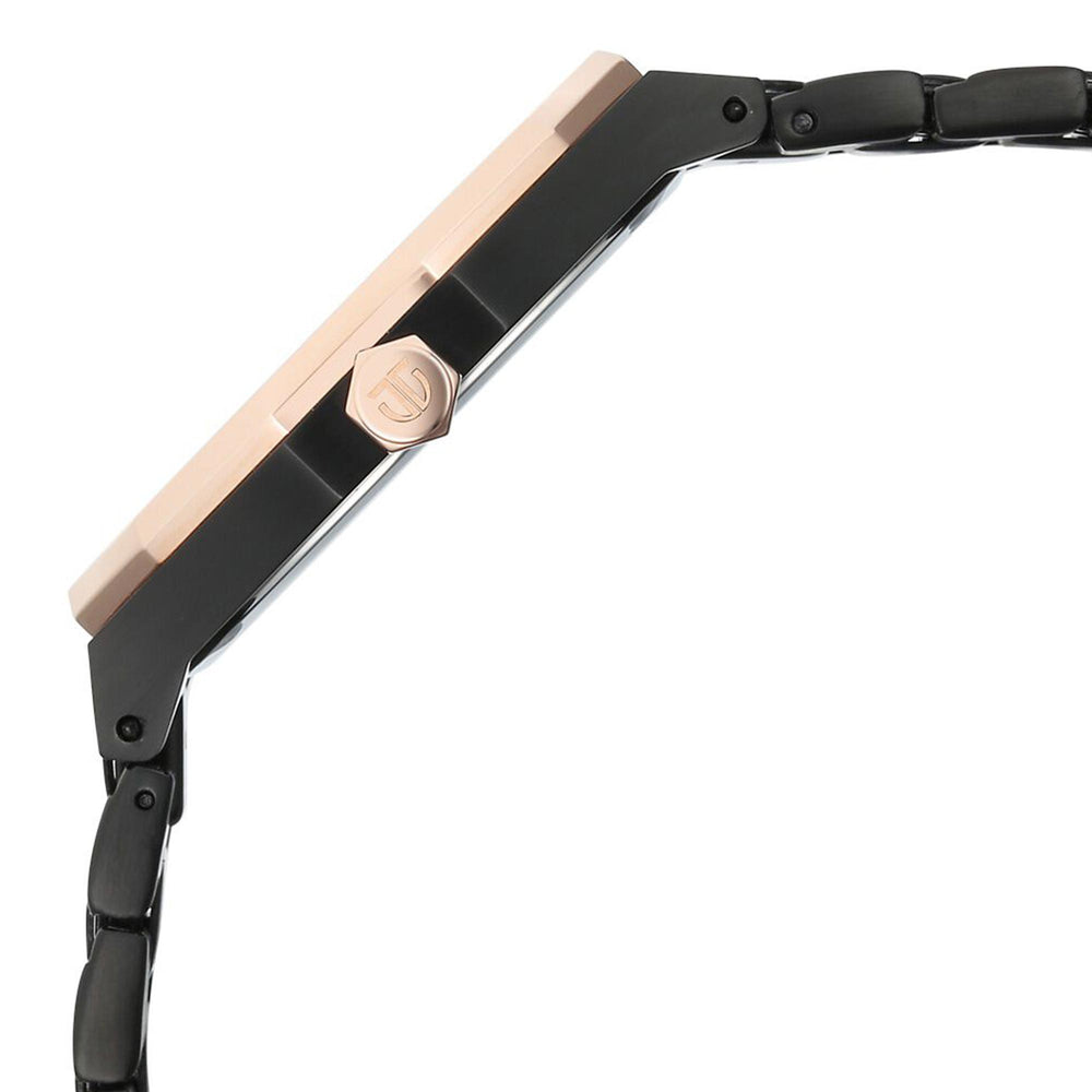 Titan Regalia Dodecagon Quartz Analog with Date Grey Dial Black Stainless Steel Strap Watch For Men