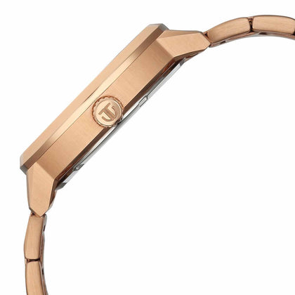 Titan Regalia Arc Analog with Day Date Second Subdial and Silver Dial Rose Gold Stainless Steel Strap Watch for Men