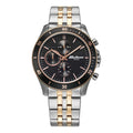 Titan Octane Black Dial Two Toned Stainless Steel Strap Chronograph Watch for Men