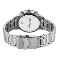 Titan Octane Silver Dial Silver Stainless Steel Strap Chronograph Watch for Men